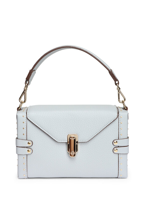 MOREAU PARIS モローパリ 【美品】VICTORIA ヴィクトリア ミニ トランク ポシェット MOREAU PARIS ヴィクトリア ミニ トランク ショルダーバッグ ホワイト