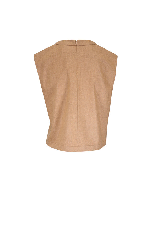 TWP - Muscle Camel Wool & Cashmere Tee