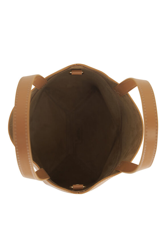 Loewe Mini Puzzle Fold Warm Desert Leather Tote - view 4