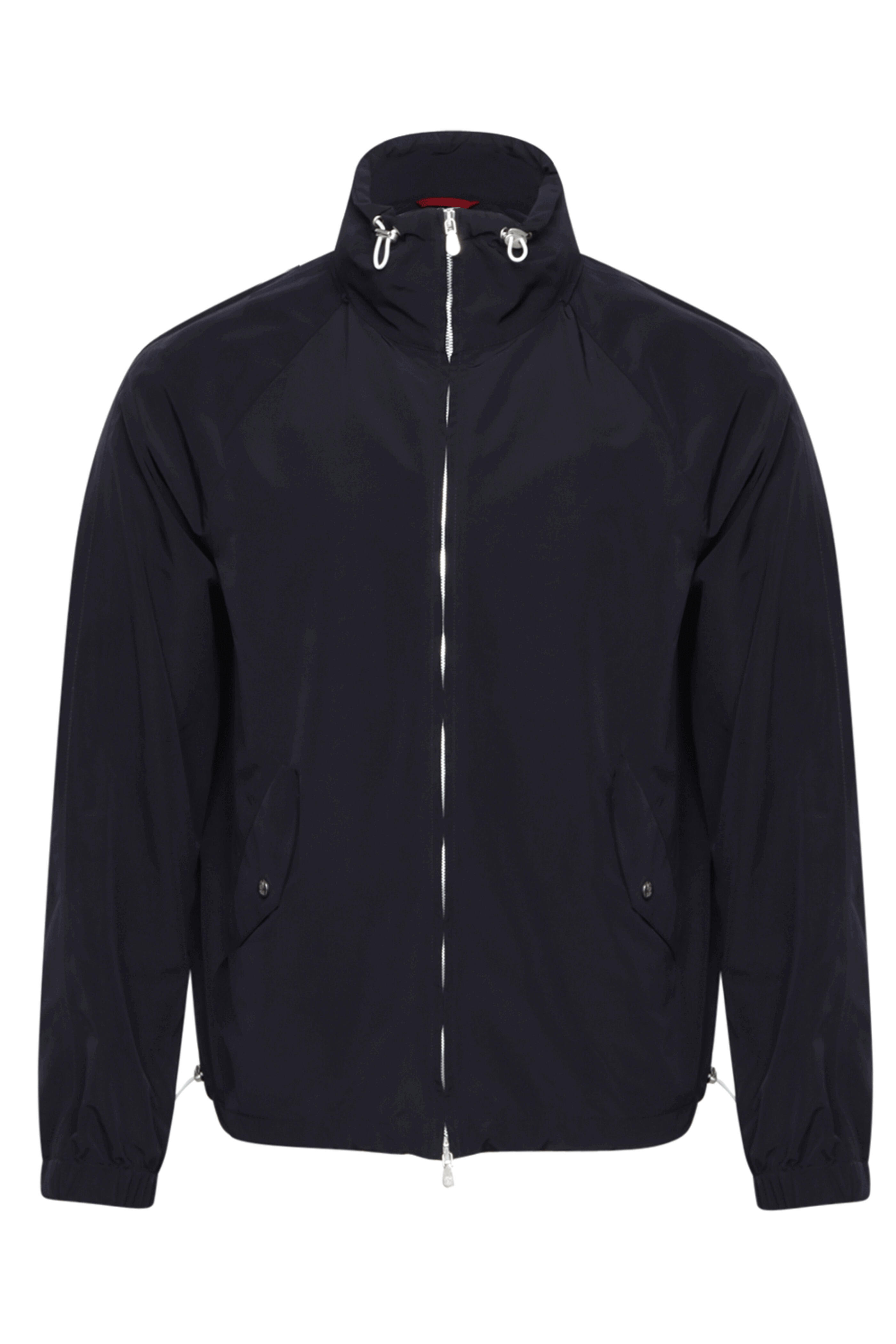 【送料&関税込】Brunello Cucinelli Water Resistant Outerware Brunello Cucinelli - Navy Blue Water Resistant Jacket