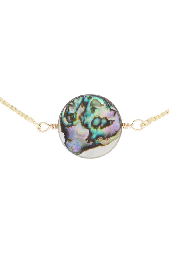 Cristina V. Abalone Circle Bracelet - view 2