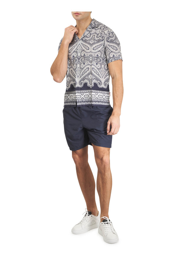 Paul & Shark Blue Portofino Summer Swim Trunks - view 2