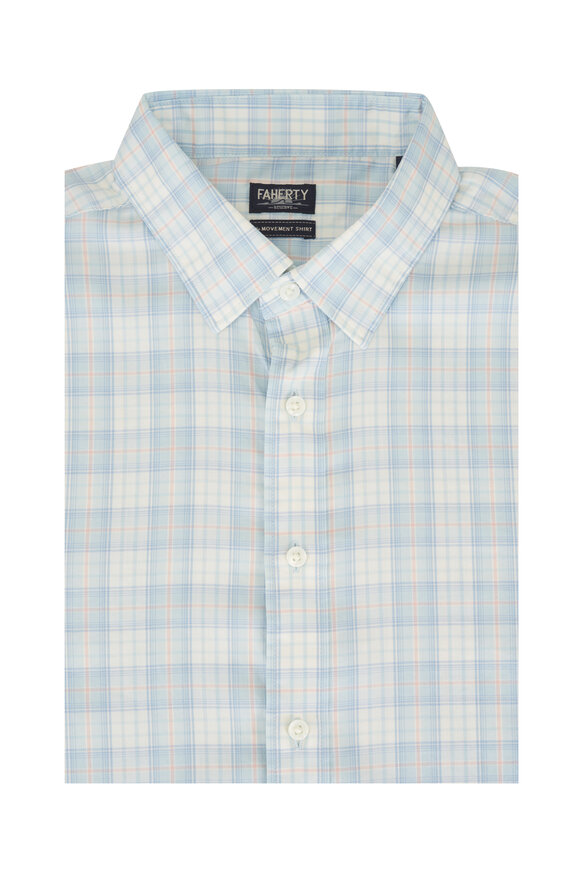 Faherty Brand Movement™ Bermuda Shell Plaid Sport Shirt - view 1