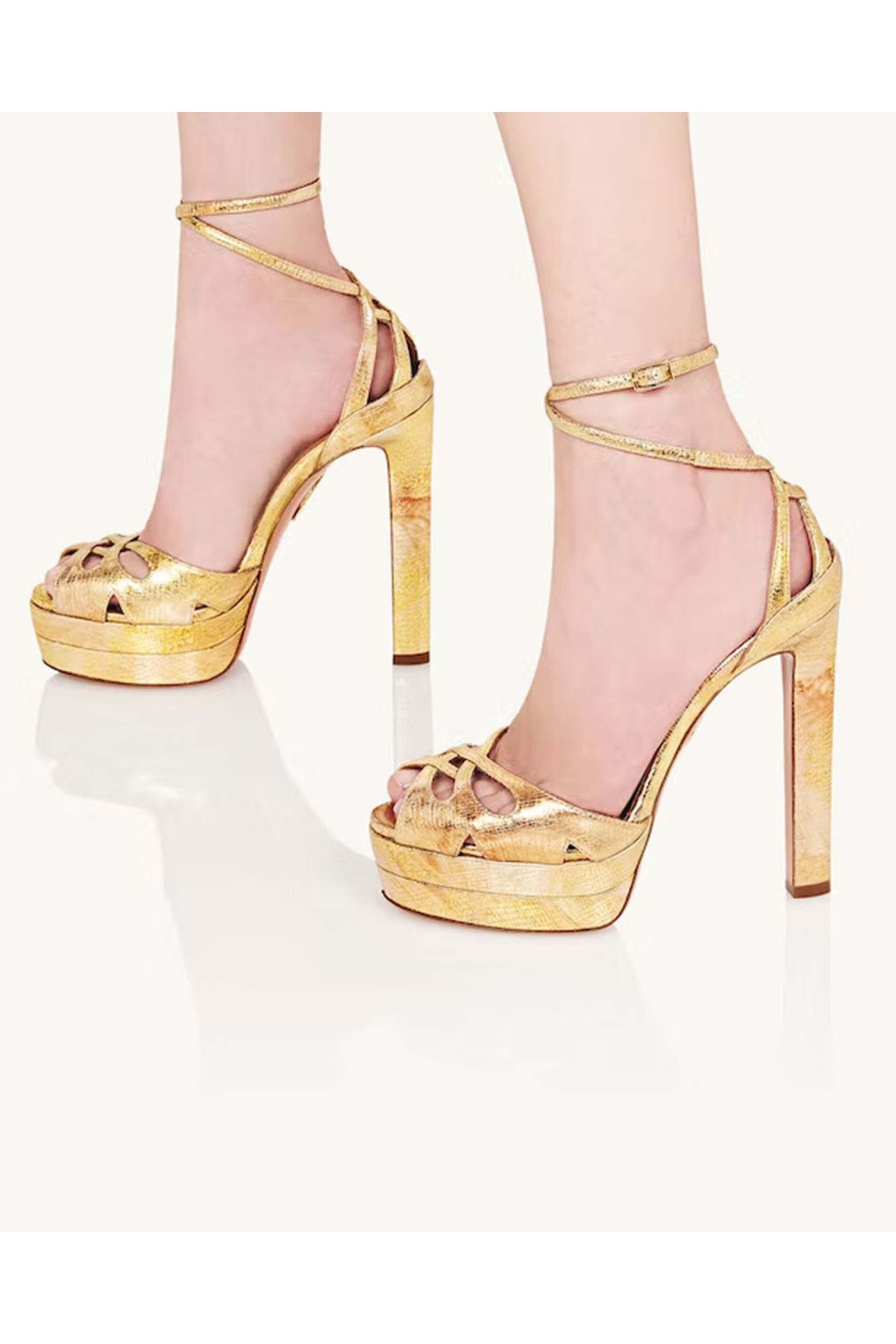 Aquazzura Shear 130MM Platform Sandals | Saks Fifth Avenue