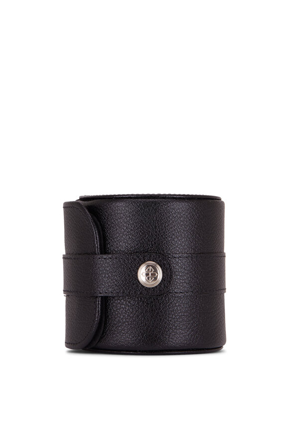 Ettinger Leather - Black Leather Watch Roll