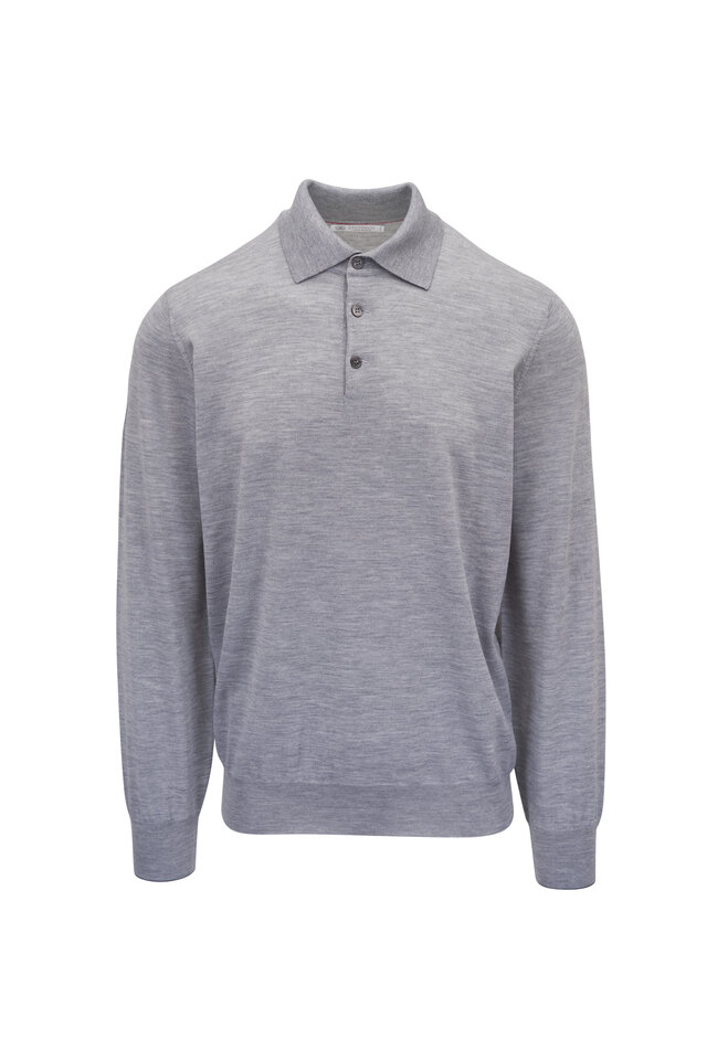 【関税＆送料込み】Brunello Cucinelli Gray Polo In BRUNELLO CUCINELLI polo shirt grey-brown | BRAUN Hamburg