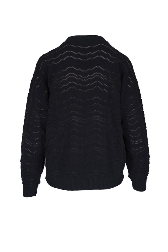 Missoni - Black Tonal Zigzag Sweater