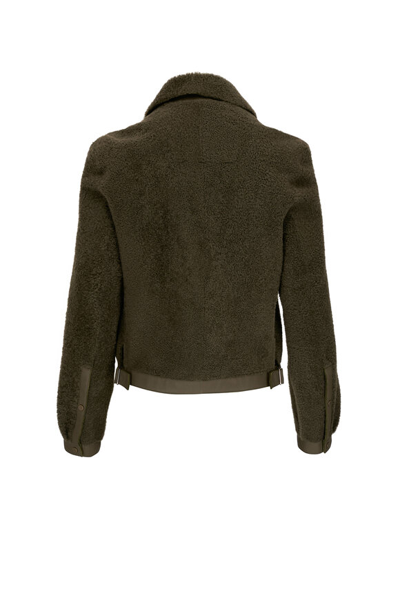 Akris - Oregano Lamb Shearling Jacket 