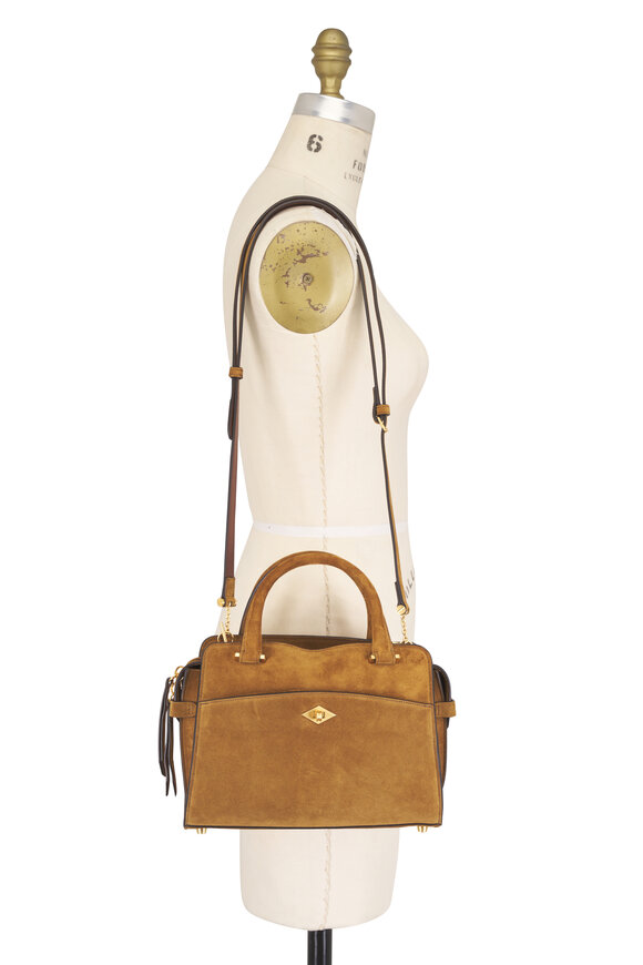 Métier Mini Private Eye Marrakech Suede Shoulder Bag - view 5