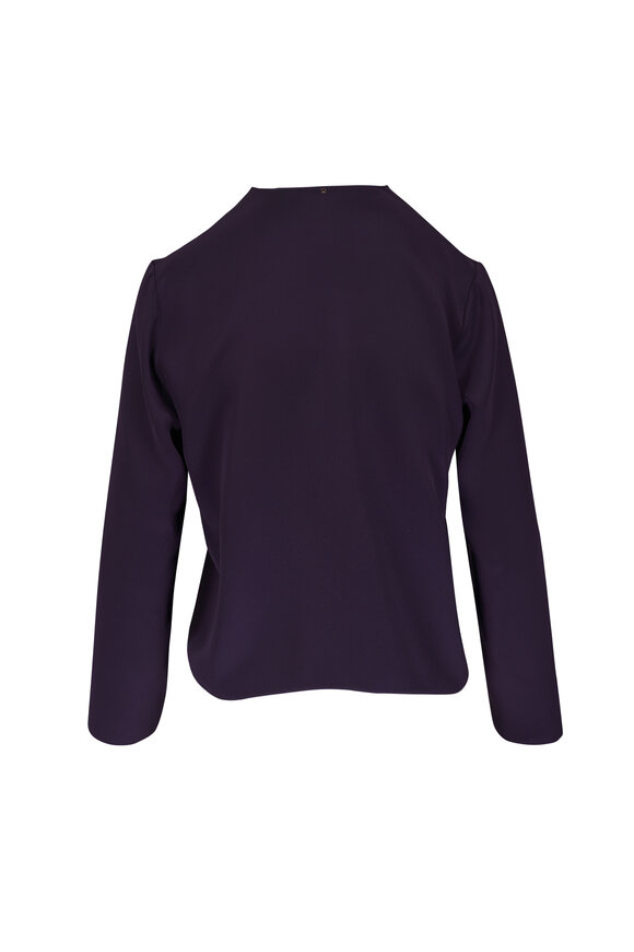 Peter Cohen House Purple Silk Blouse - view 3