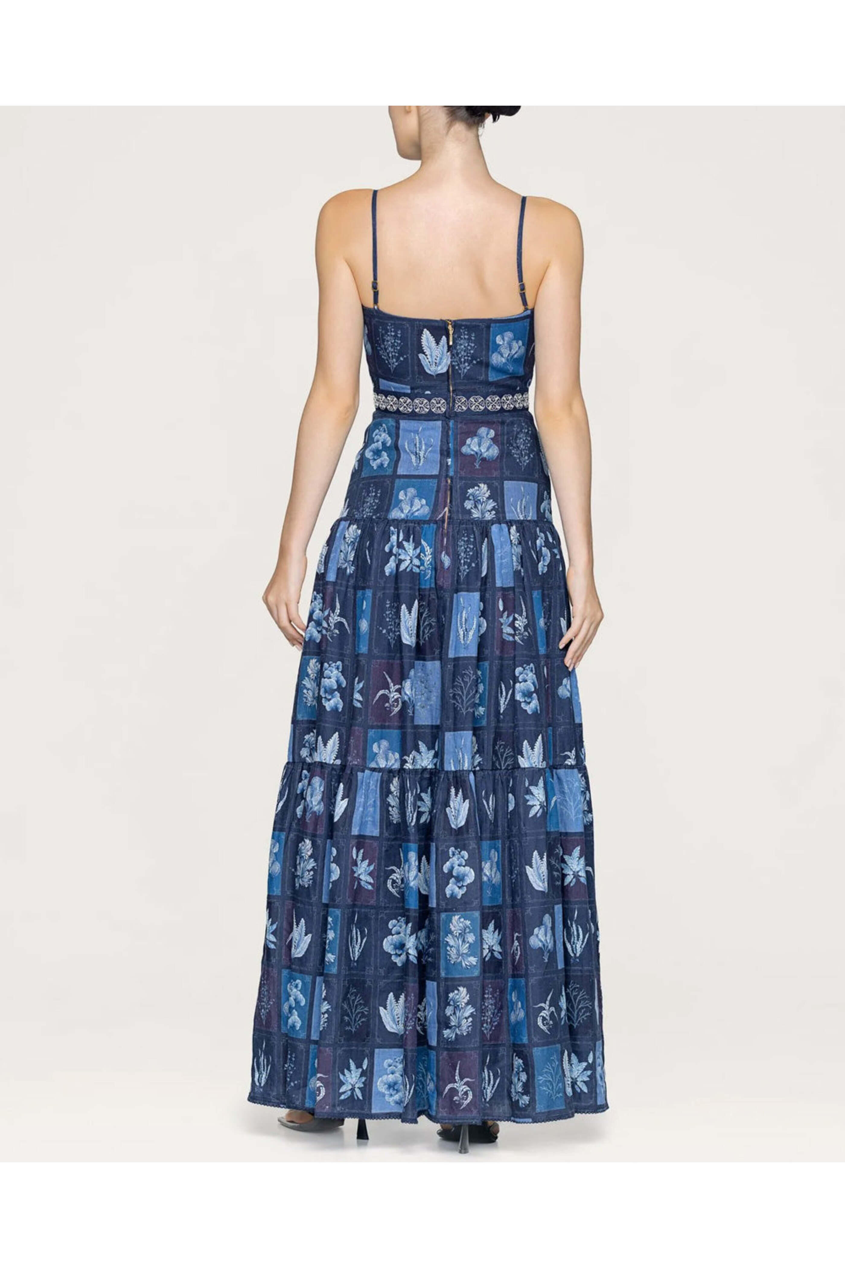 Agua By Agua Bendita - Multicolor Lima Algae Maxi Dress