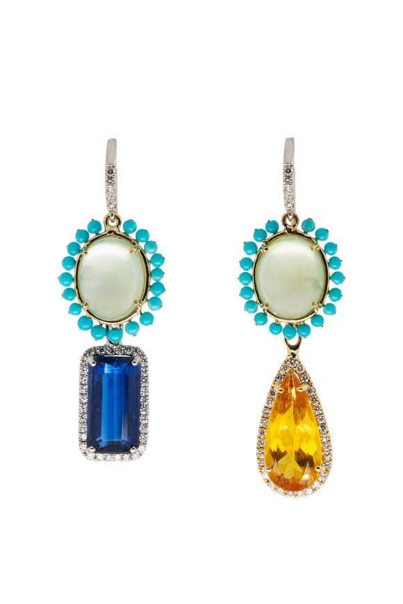 Sharon Khazzam Baby Dash Seven Earrings