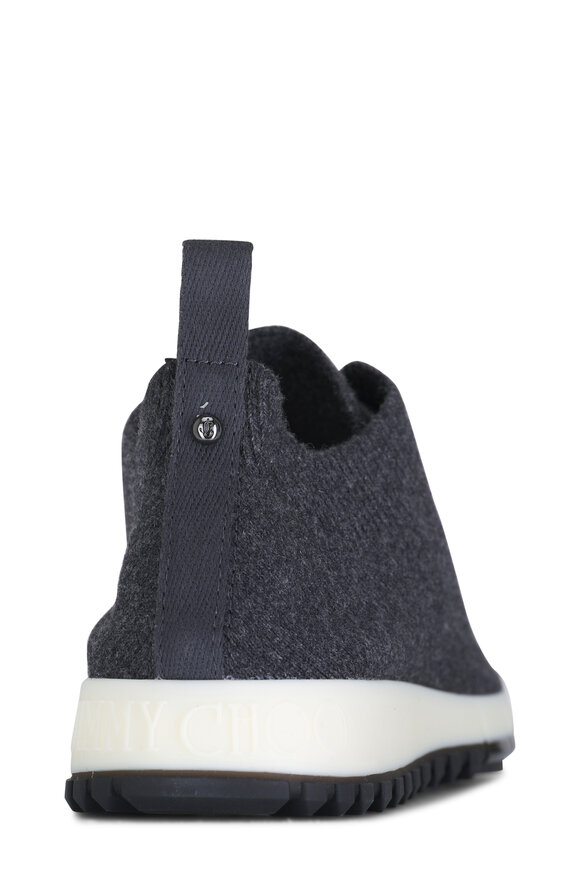 Jimmy Choo - Black Mix Cashmere Mélange Knit Sneaker 