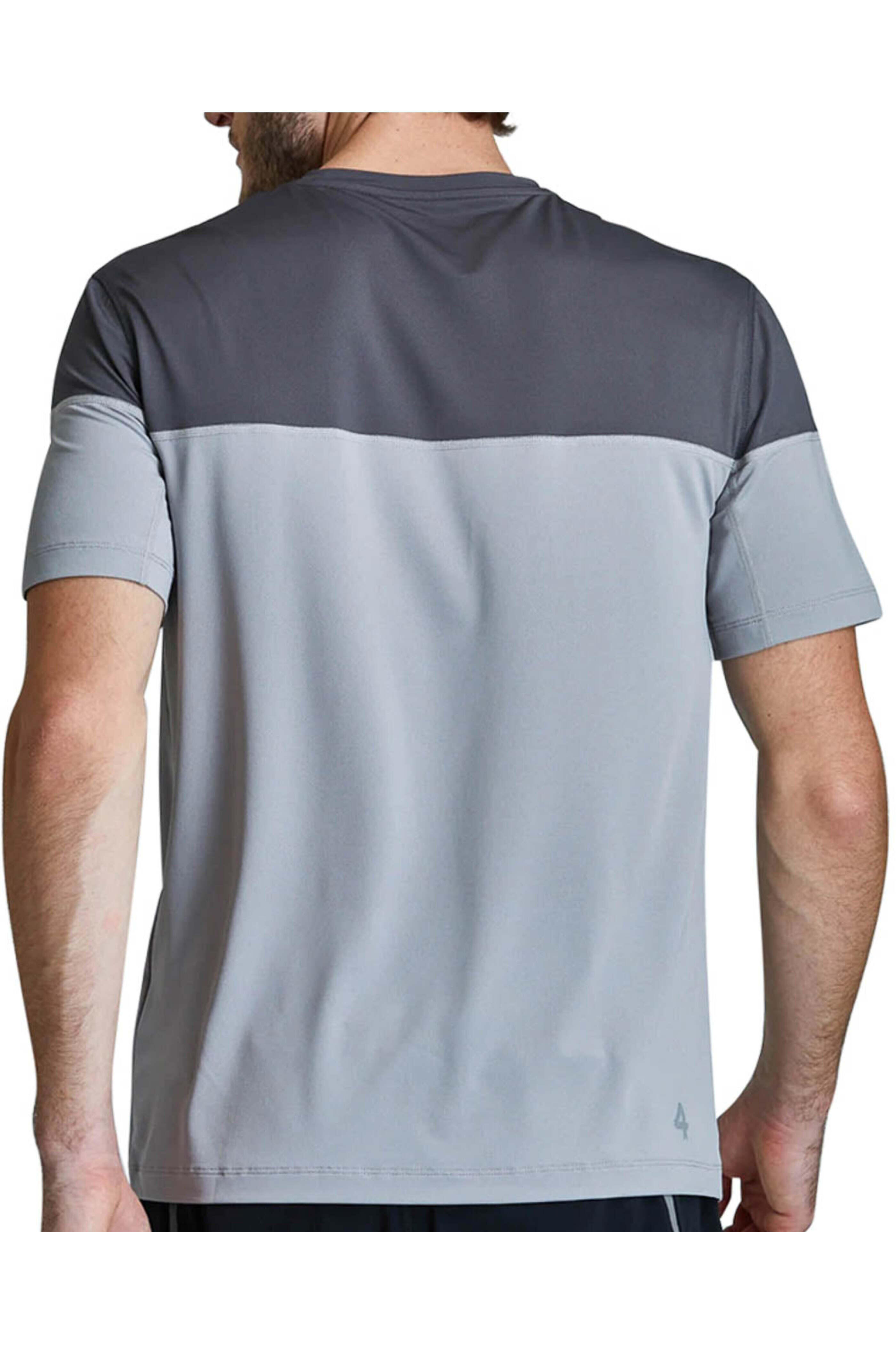 Fourlaps - Gray & Dark Gray Smash Tee