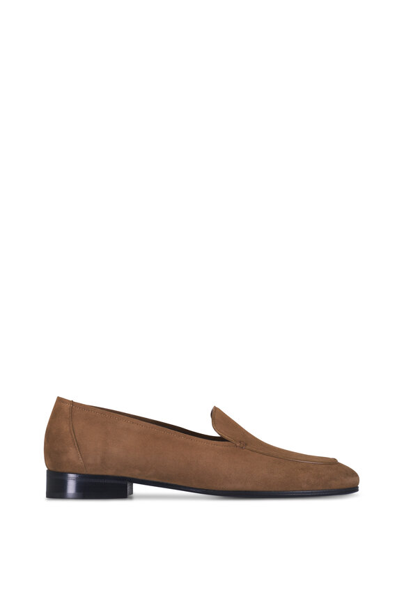 The Row Adam Macadamia Suede Loafer - view 2