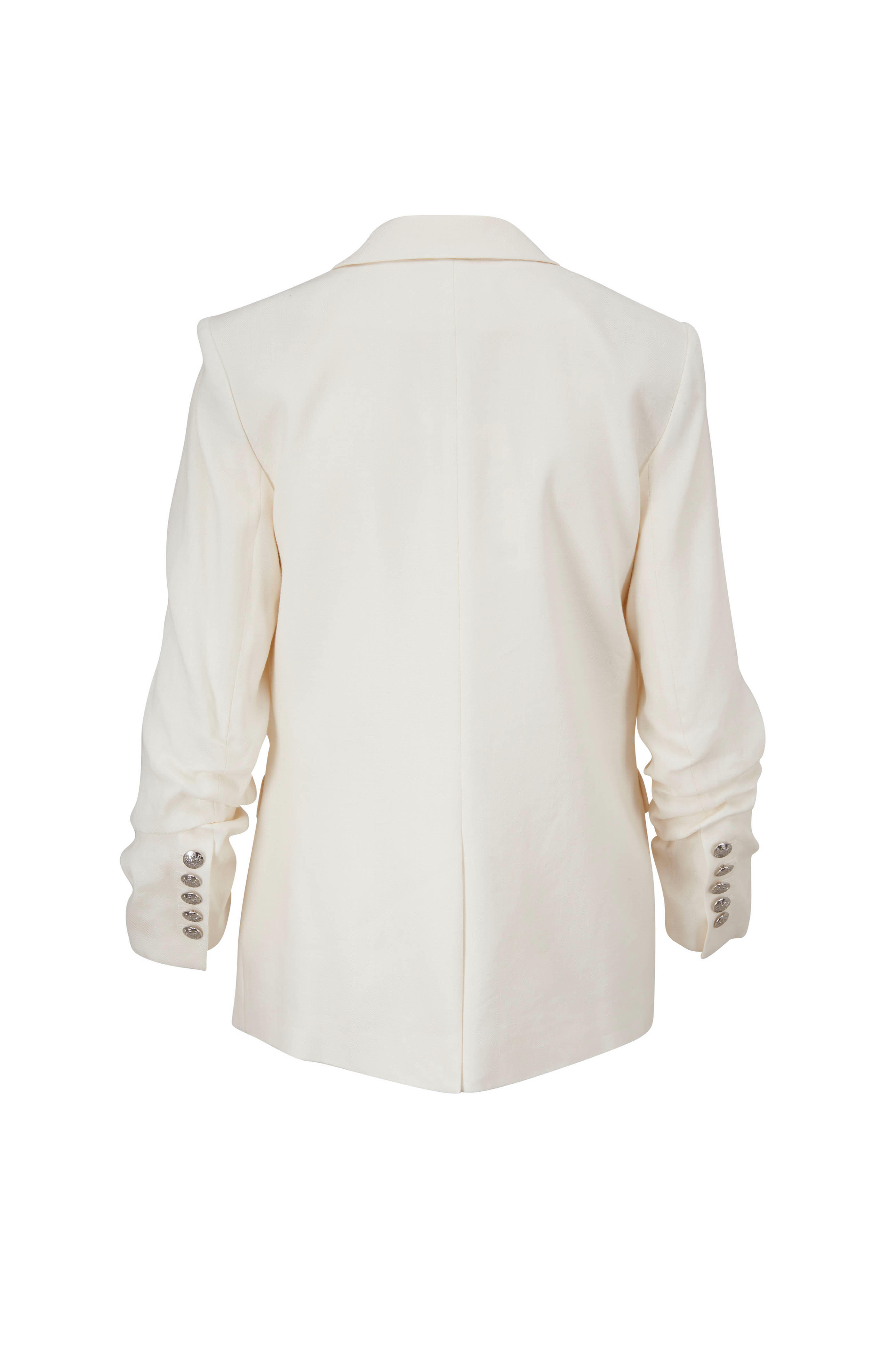 Veronica Beard - Beacon White Double-Breasted Dickey Jacket