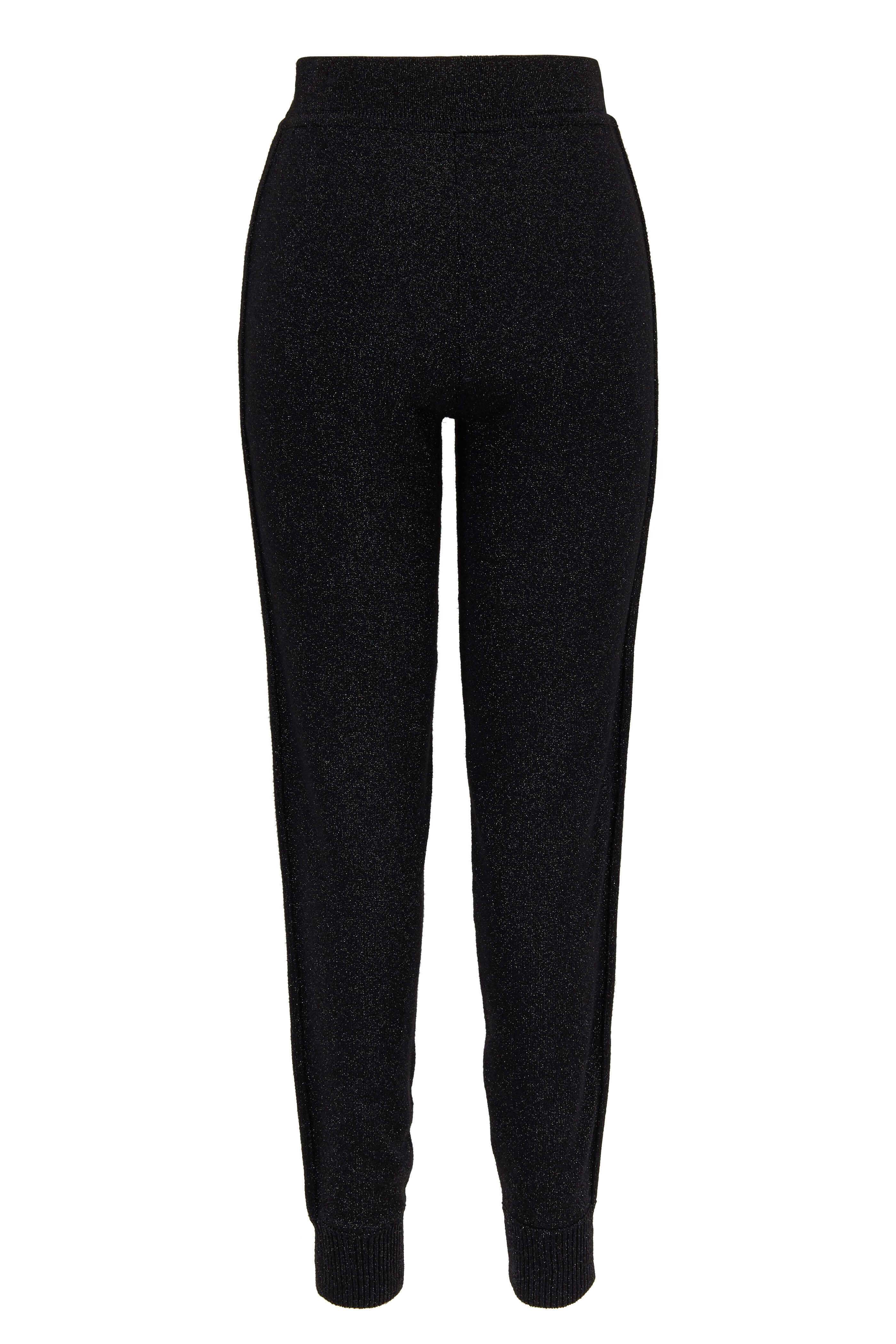 Michael Kors Collection - Black Metallic Track Pant