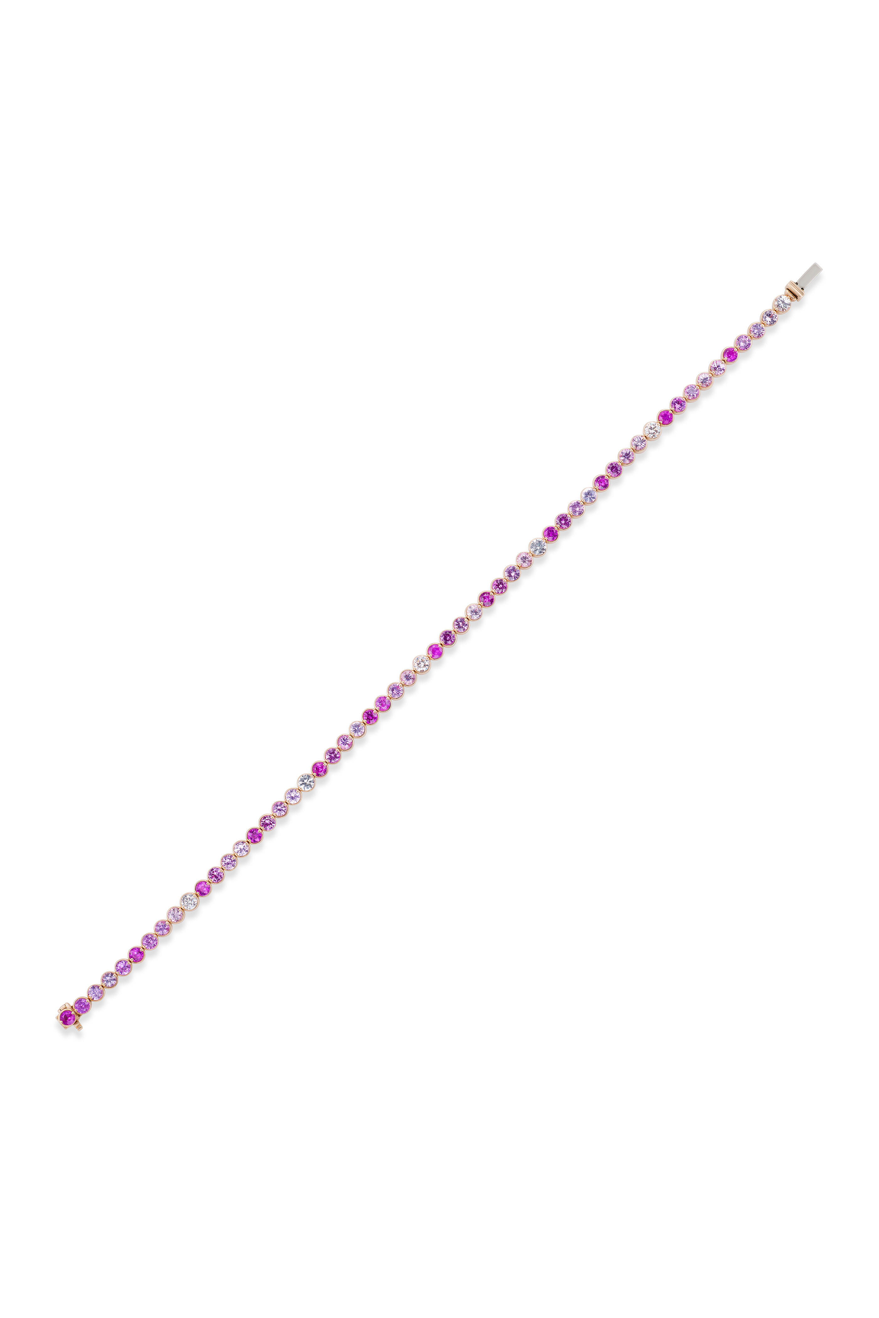 Nam Cho - 18k Rose Gold Pink Sapphire & Diamond Bracelet