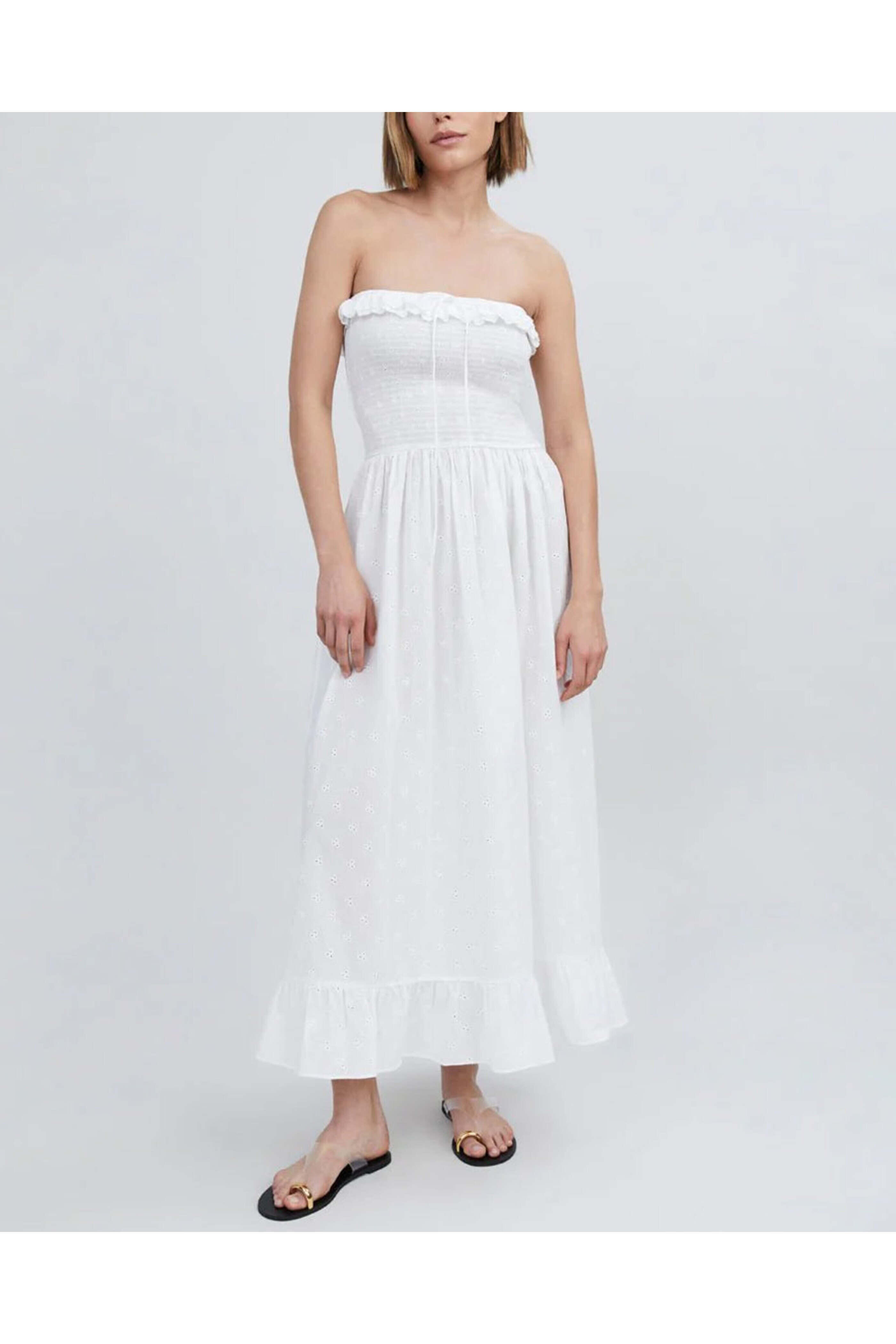 Solid & Striped - Optic White Nicole Dress