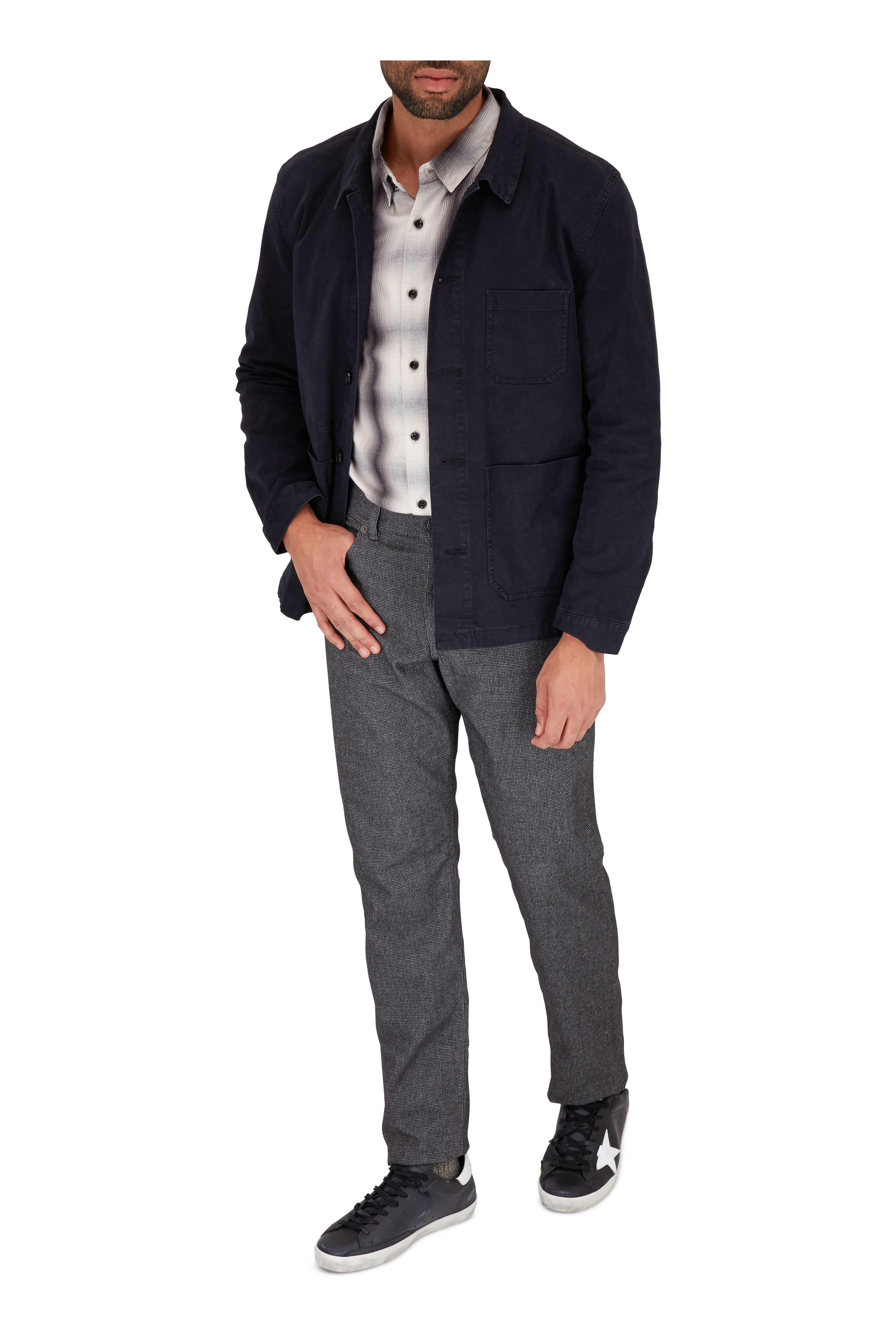 Golden Goose - Super-Star Black Leather Sneaker