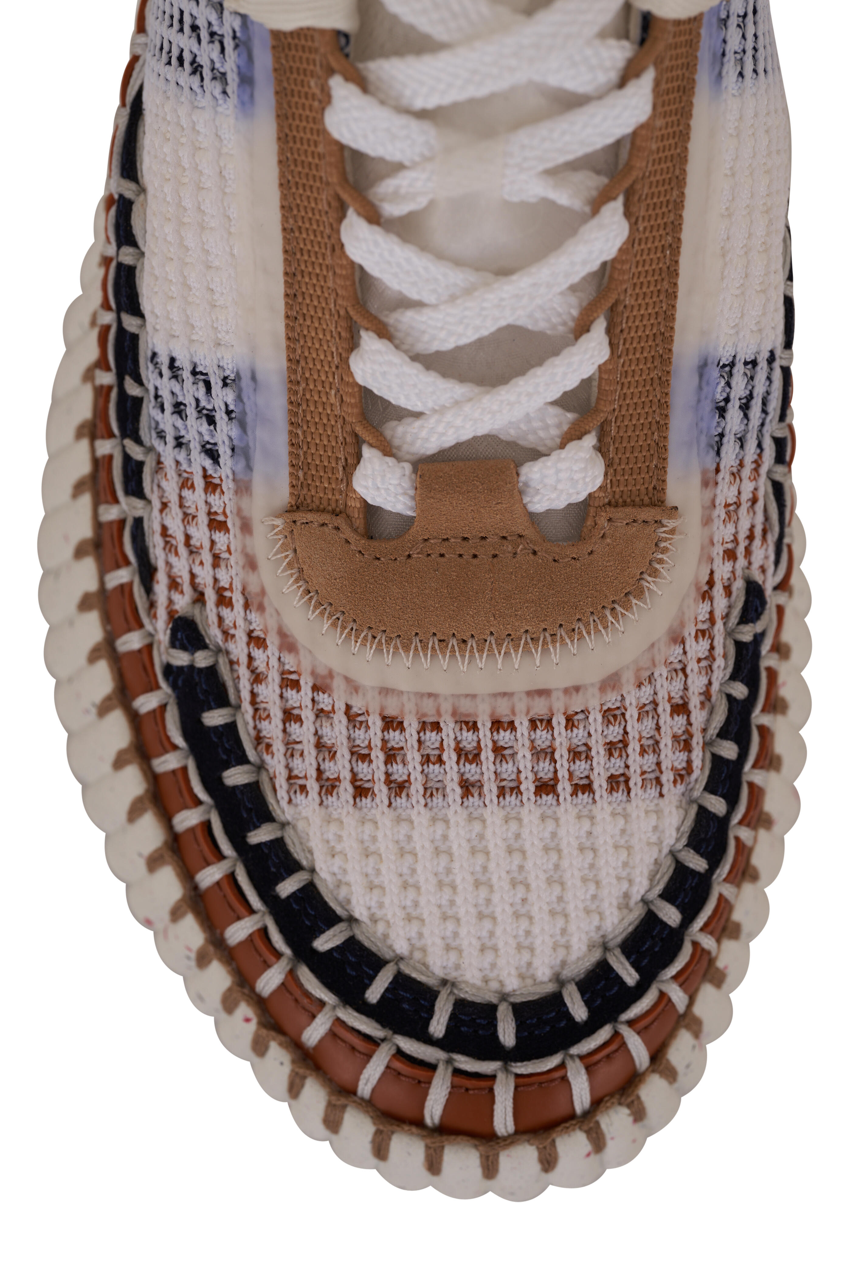 Chloé - Nama Ginger Red Mesh Sneaker | Mitchell Stores