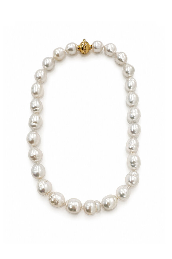 Sylva & Cie Baroque South Sea Pearl Necklace - view 1