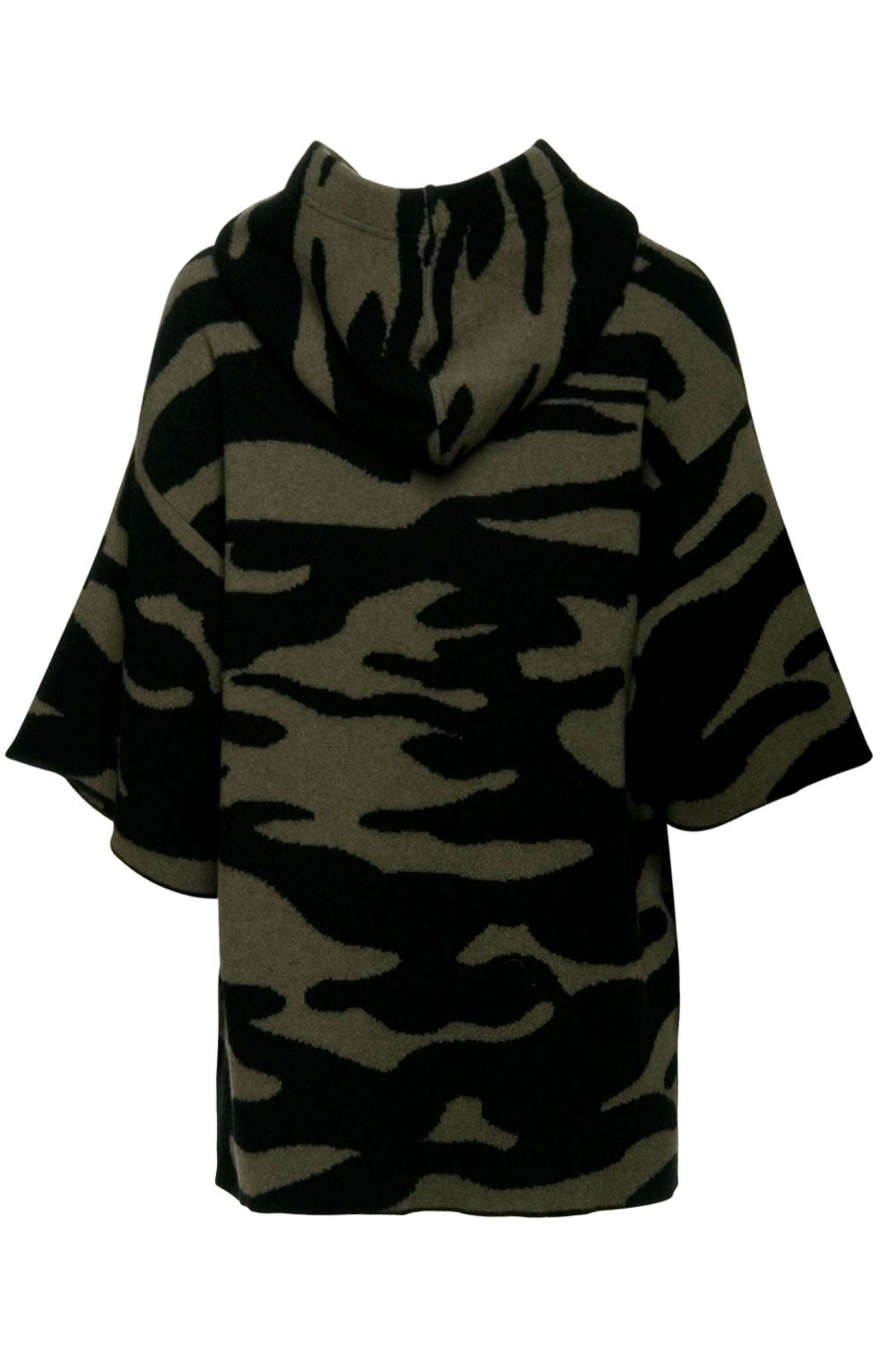 Nude - Military Camo Hooded Poncho