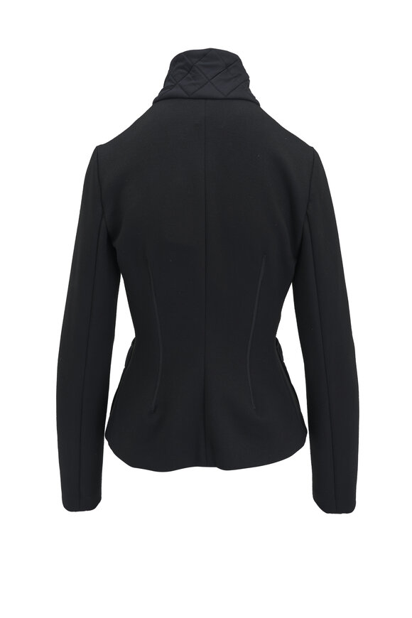 Giorgio Armani - Quilted Nero Double-Faced Pocket Jacket 