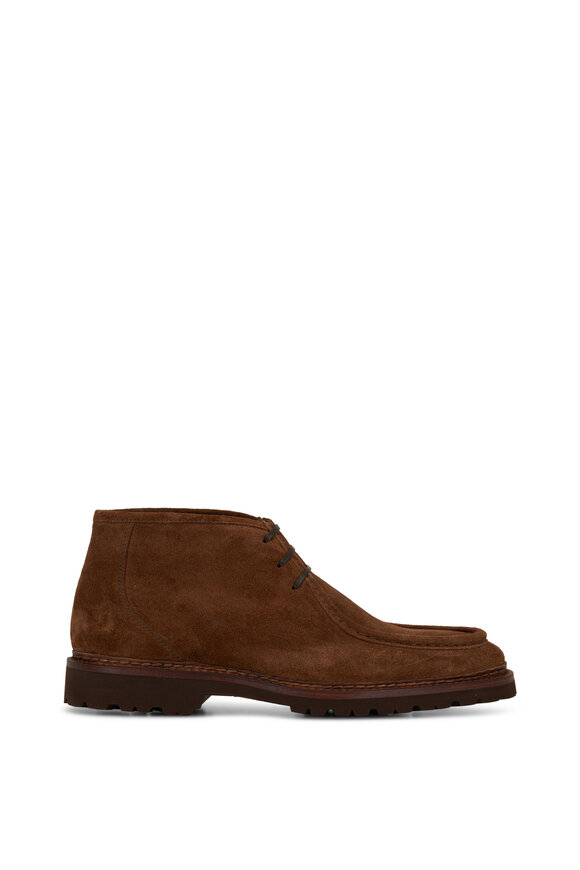 Bontoni - Parabontoni Walnut Brown Suede Chukka Boot