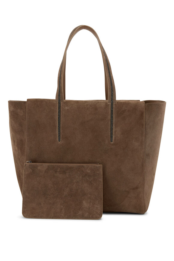 Brunello Cucinelli - Taiga Suede Tote