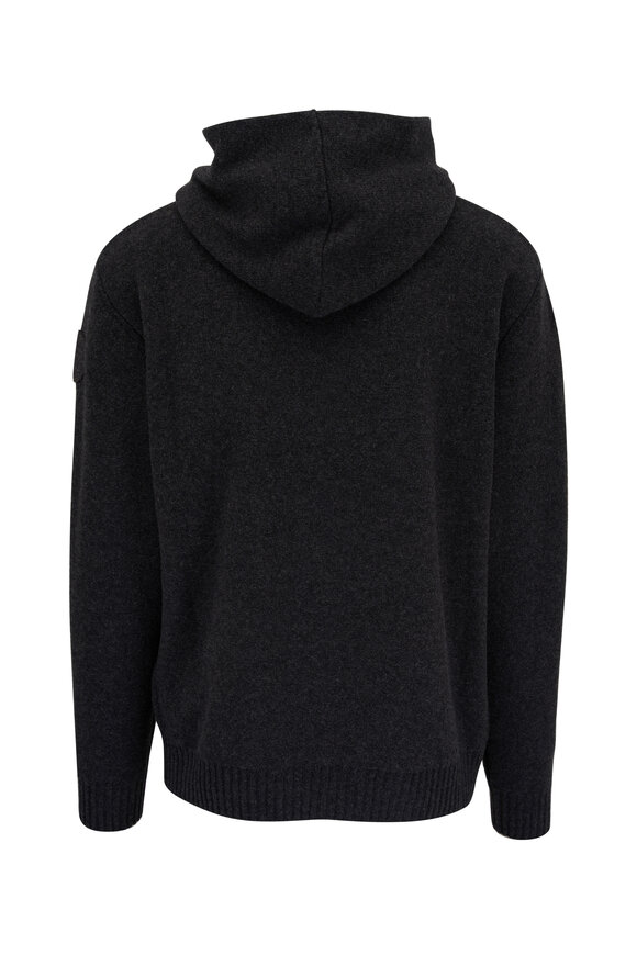 Moncler - Dark Gray Mélange Wool & Cashmere Hoodie 