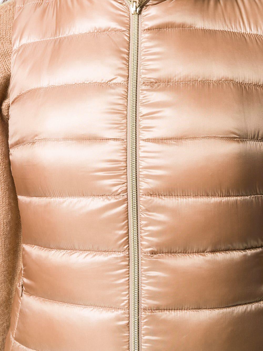 Herno - Camel Long Fitted Puffer Vest