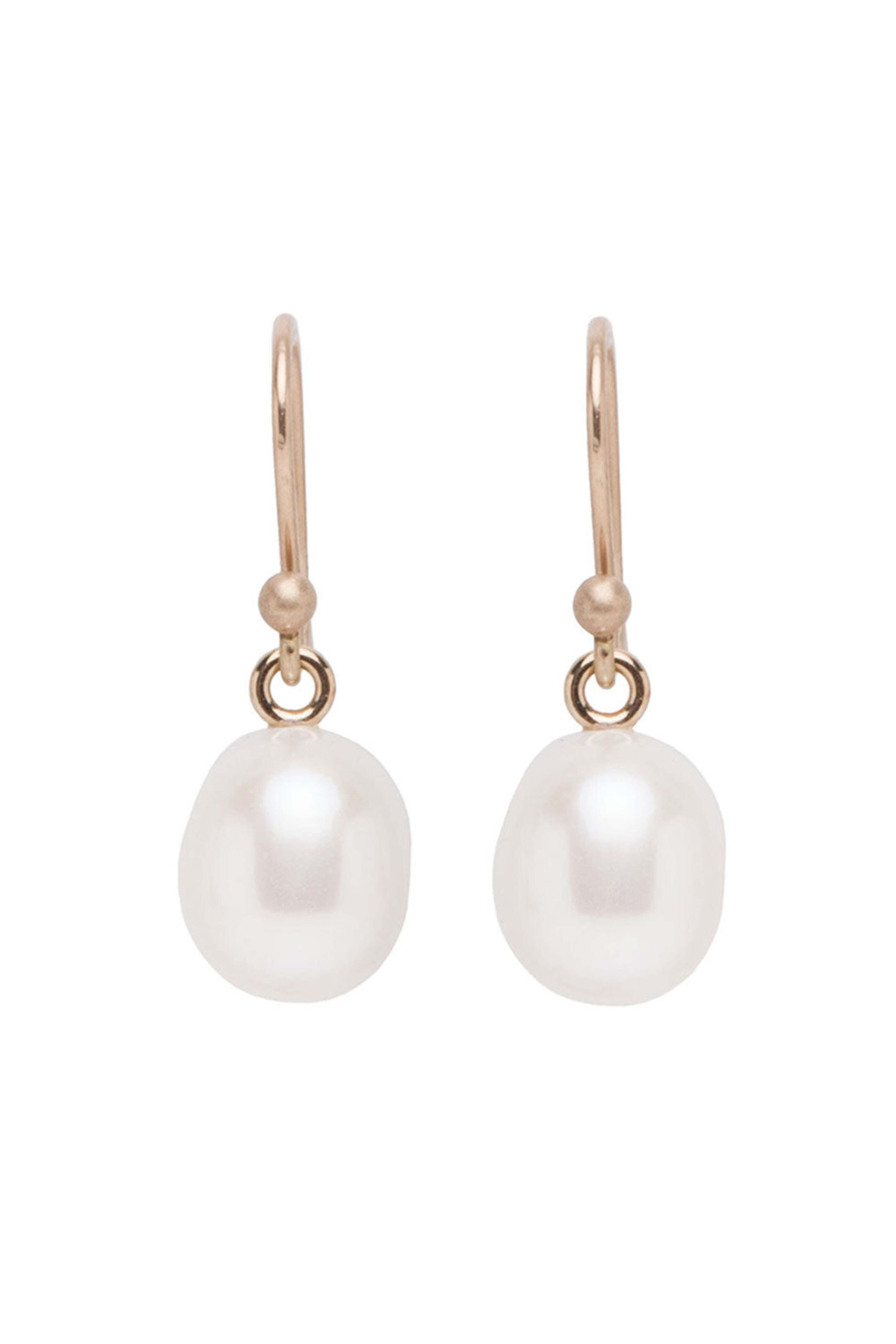 Ted Muehling - Small White Pearl Earrings