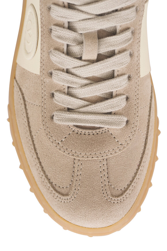 Valentino Garavani Upvillage Beige Suede Sneaker - view 5