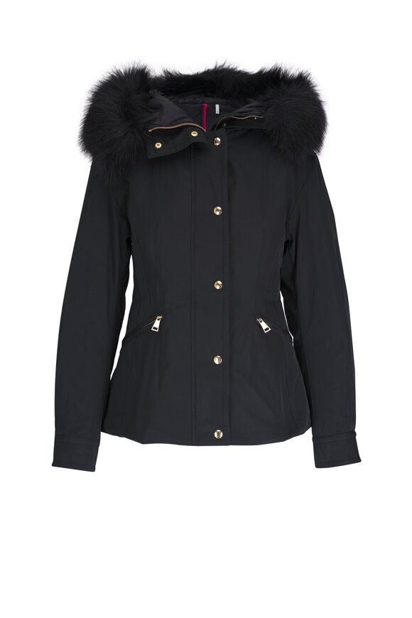 Moncler - Bron Black Short Parka