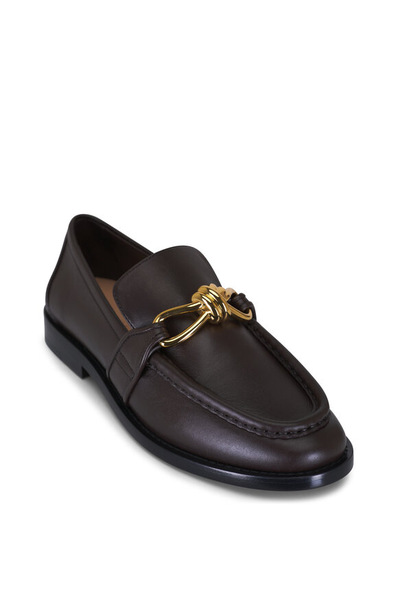 Bottega Veneta Astaire Fondant Leather Knot Loafer 