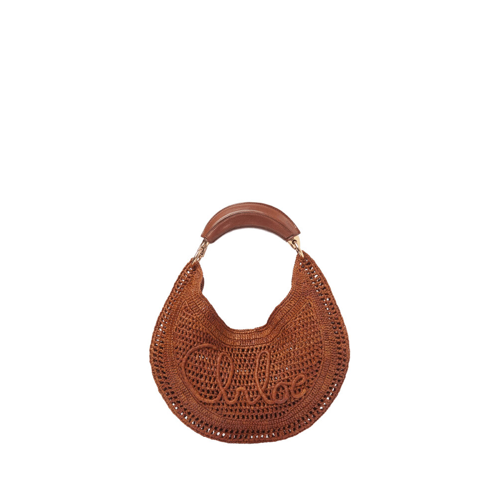 Chloé - Summer Banana Shoulder Bag in Clay Brown