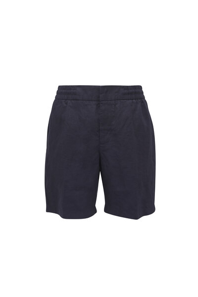 PT Torino - Gray Stretch Cotton Shorts | Mitchell Stores