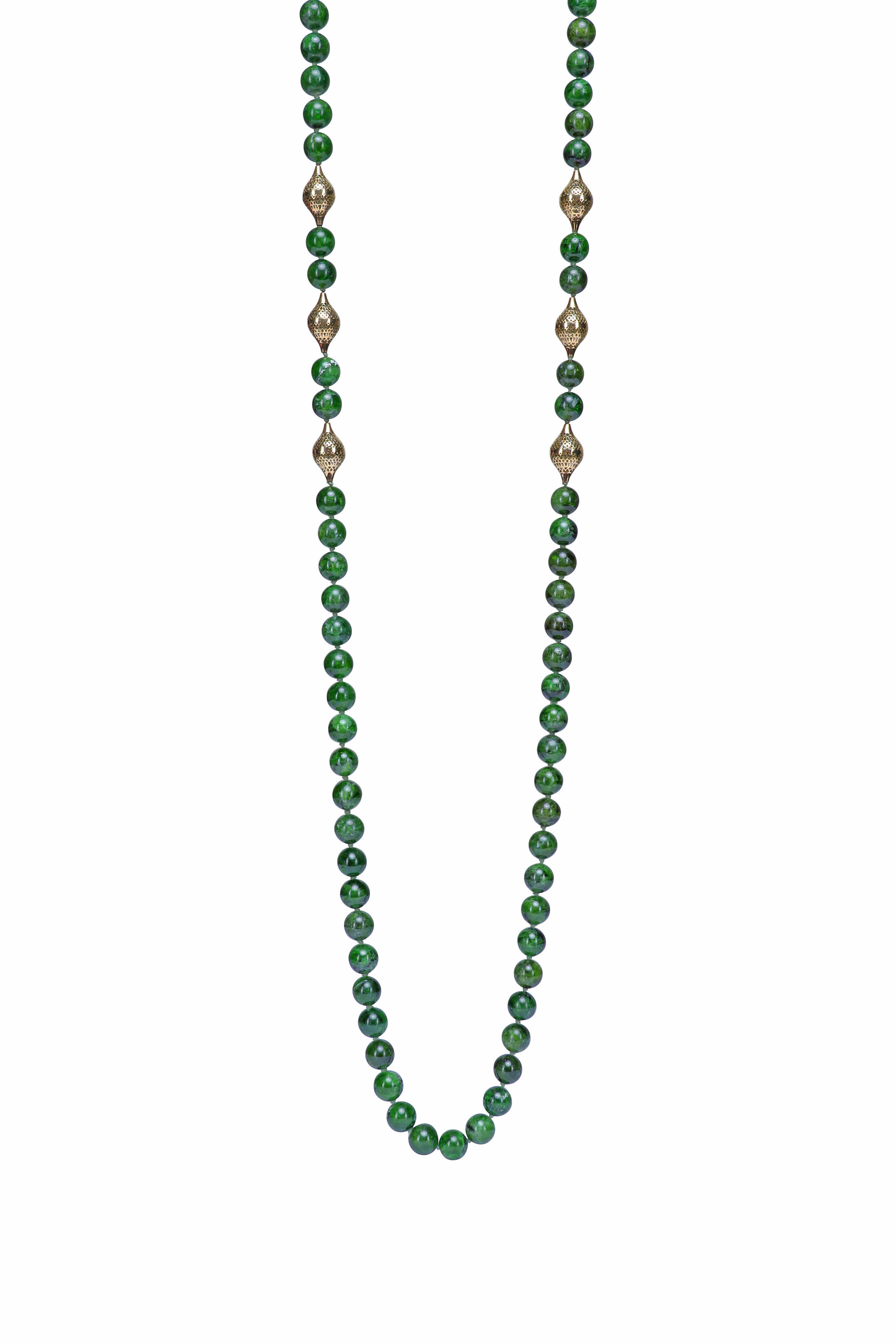 Ray Griffiths - Diopside Beaded Necklace