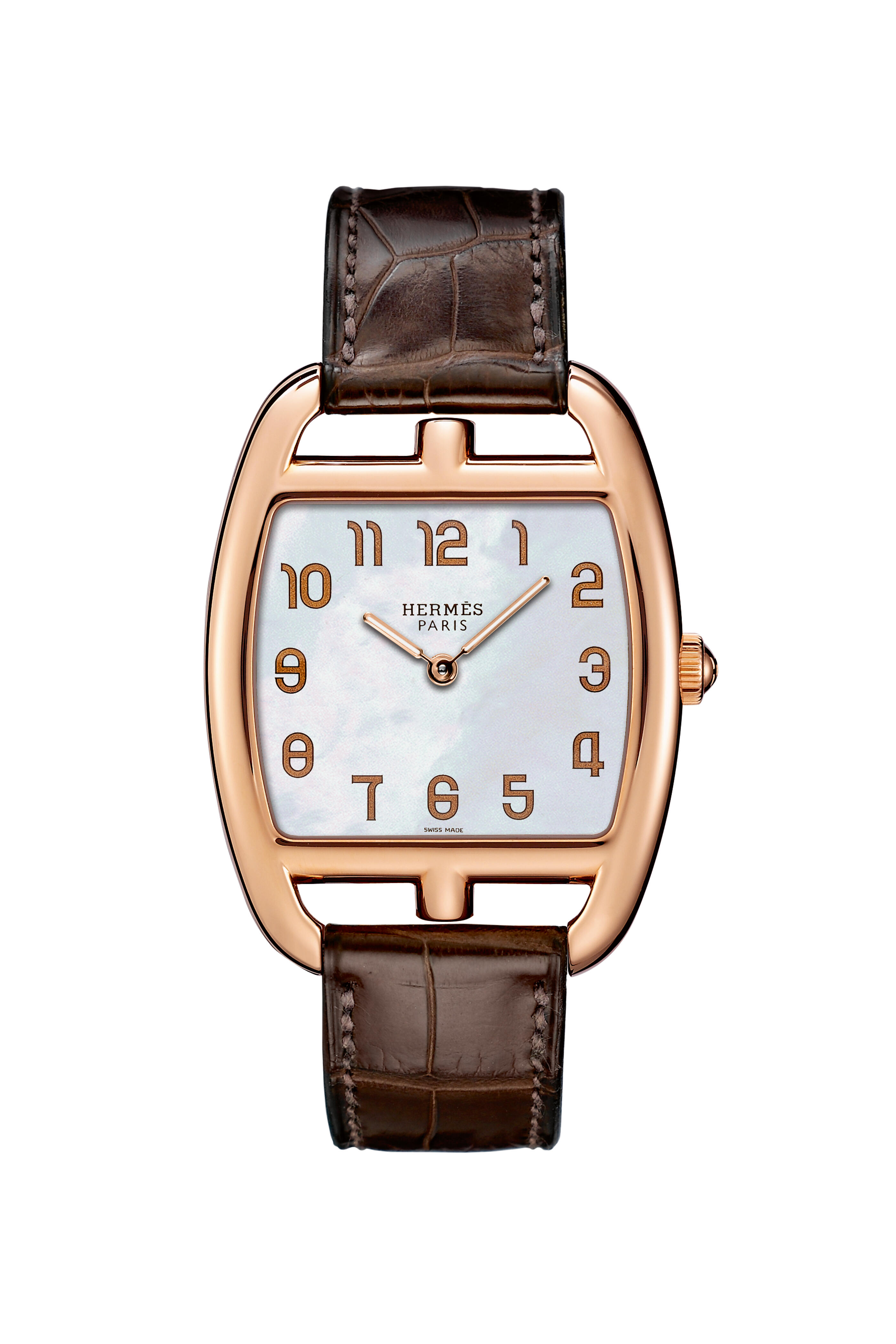 Hermès - Brown Leather Watch | Mitchell Stores
