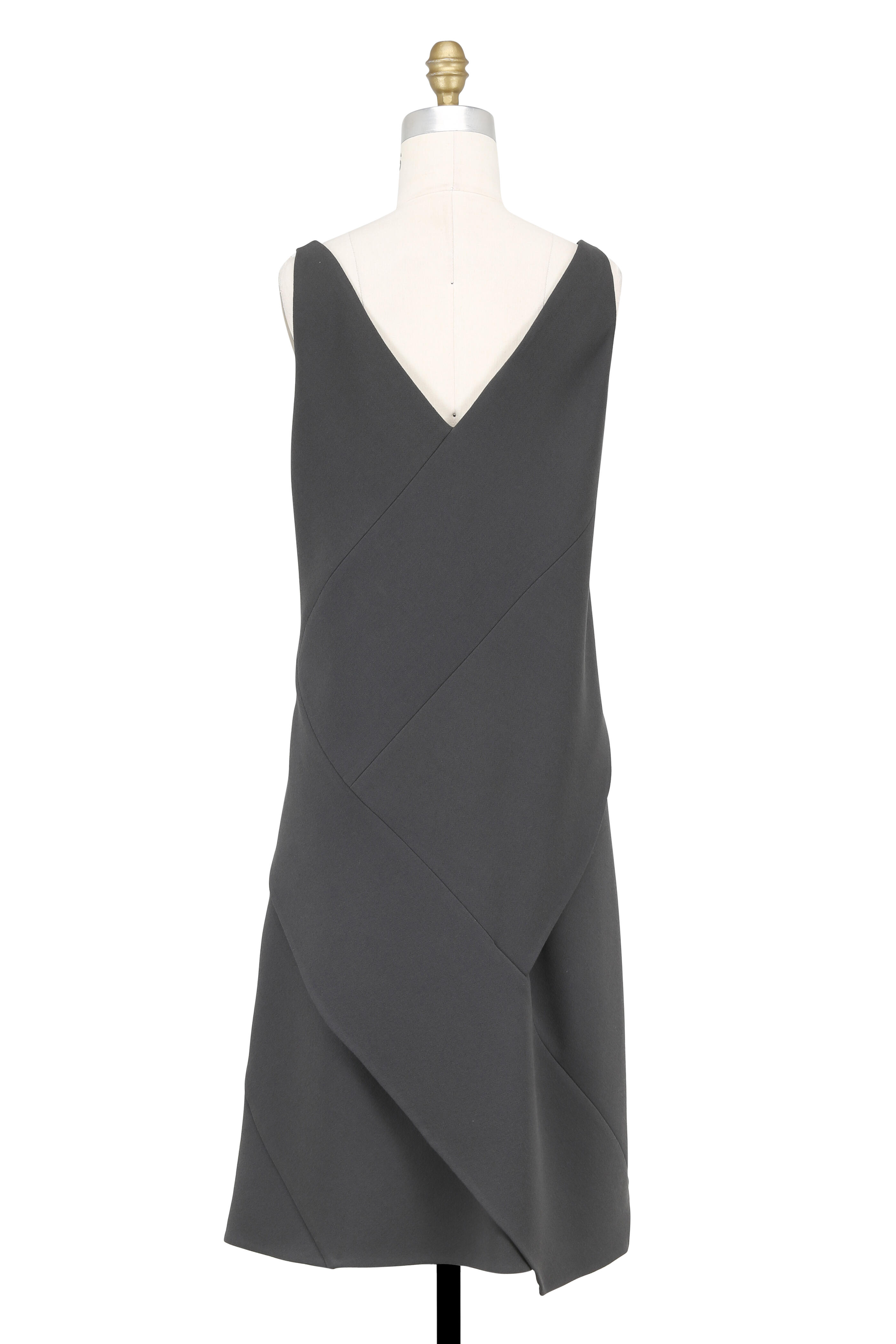 Narciso Rodriguez - Granite Stretch Wool Crêpe Double V Dress