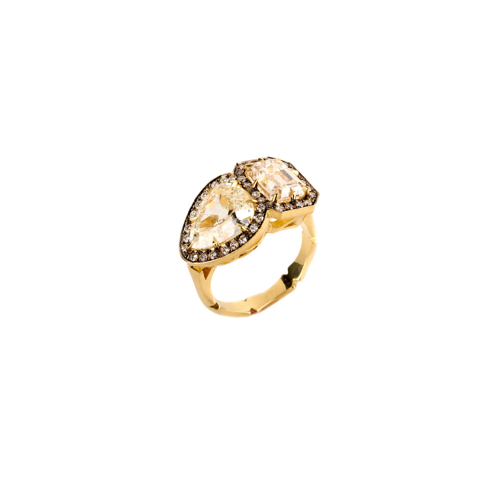 Sylva & Cie - 18K Yellow Gold Diamond Ring | Mitchell Stores