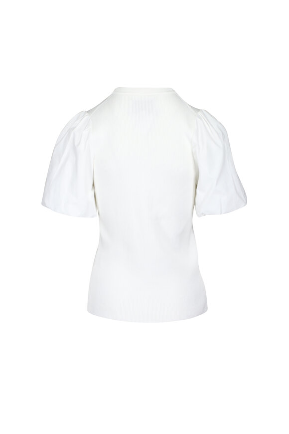 Brochu Walker Salt White Puff Sleeve Morgan Top - view 2