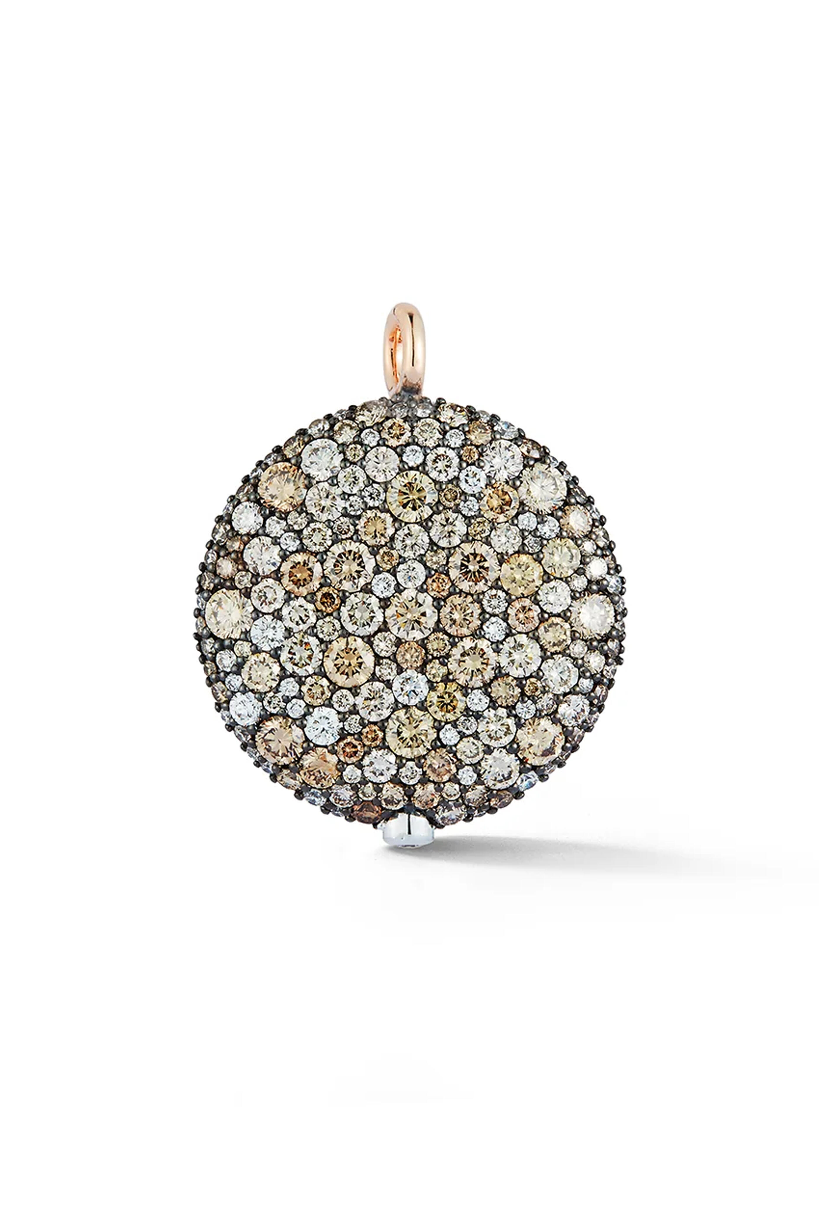 Walters Faith - Champagne Diamond Pebble Locket