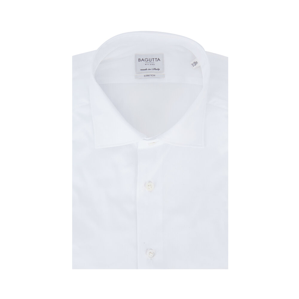 bagutta shirt dress Bagutta Collection Dress Shirt Navy with Black Stripes Made In Italy