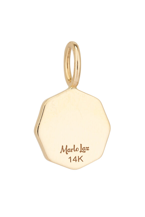 Marlo Laz Mini Je Porte Bonheur Blue Sapphire Charm - view 2