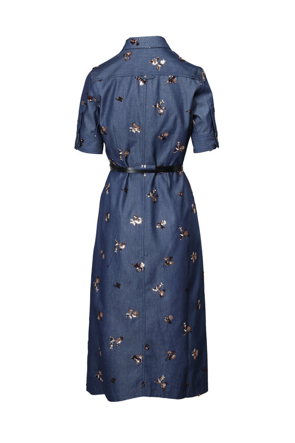Altuzarra Kieran Midnight Embroidery Midi Dress - view 2