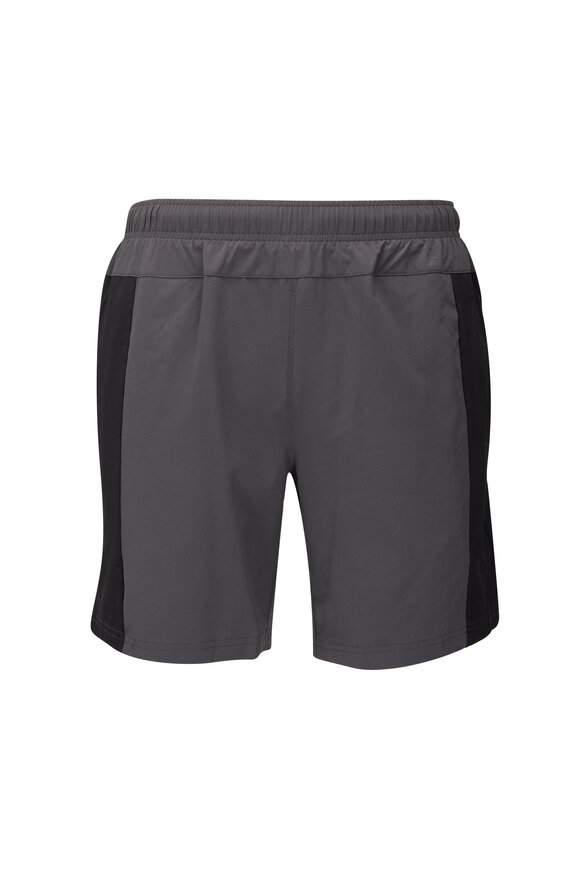 Fourlaps - Bolt Charcoal Gray Performance Shorts