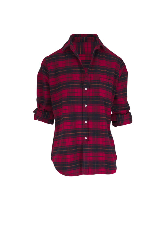 Frank & Eileen Eileen Red & Black Relaxed Flannel Shirt