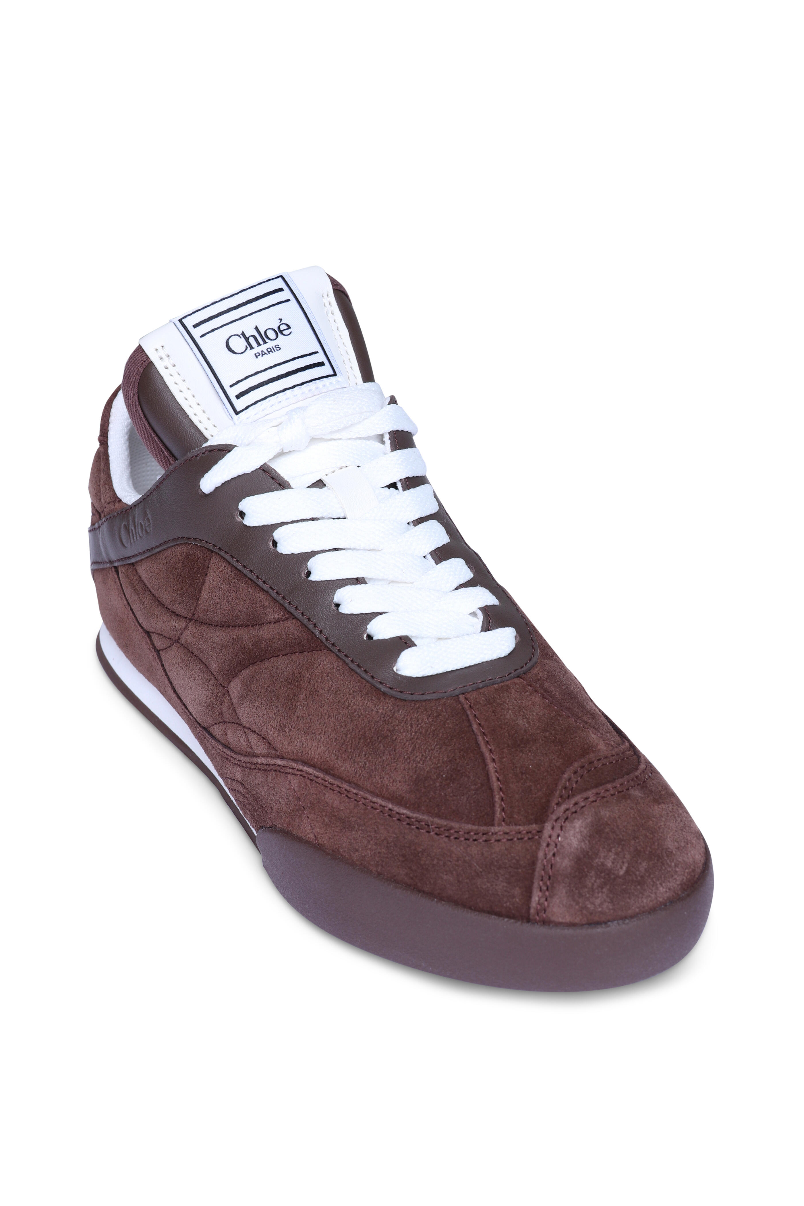 スニーカー CHLOE BROWN SUEDE CHLOE KICK SNEAKERS Chloé | Chloe Kick brown sneakers | Savannahs